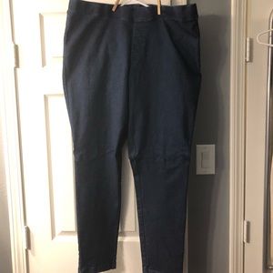 Dark wash stretch jeans